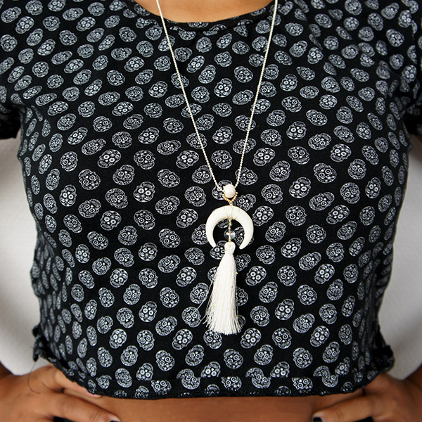Collana doppio uso luna girocollo - Gioielli - Collane - di Picco Collana doppio uso luna girocollo - Gioielli - Collane - di Picco
